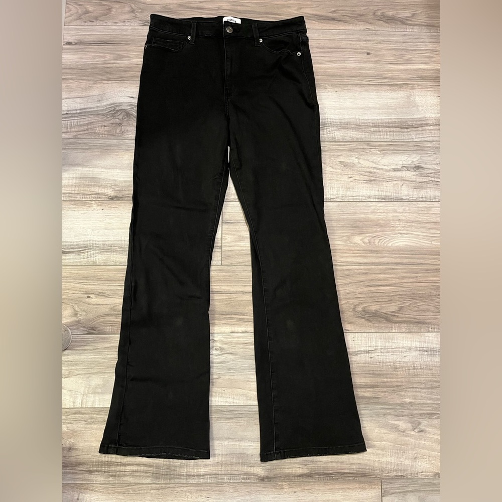 Pistola charcoal faded wash flare leg jeans boot cut size 31 classic